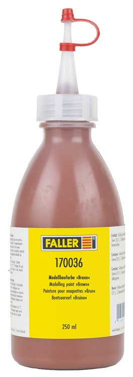 Model Building Paint 8.5oz  250ml -- Brown-2