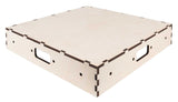Wood Layout Base Substructure - Laser-Cut Wood Kit -- 19-11/16 x 19-11/16"  .5 x .5m-2