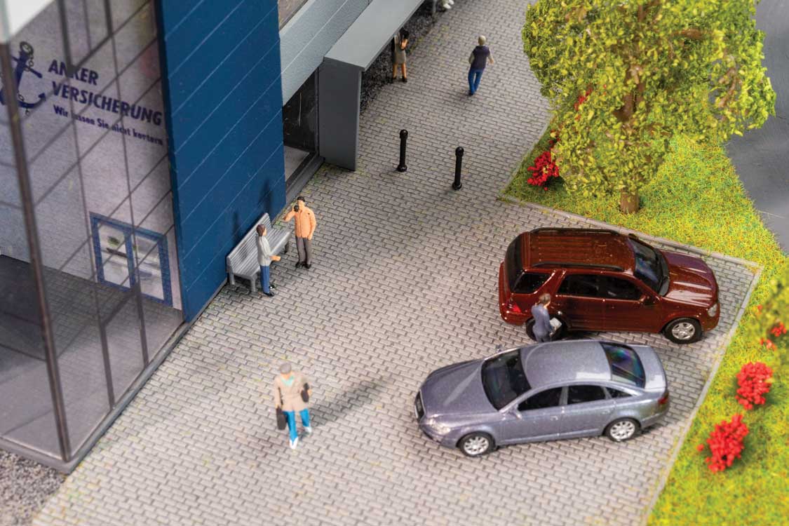 Self-Adhesive Road Surface Sheet -- Cobblestone (light gray)-1