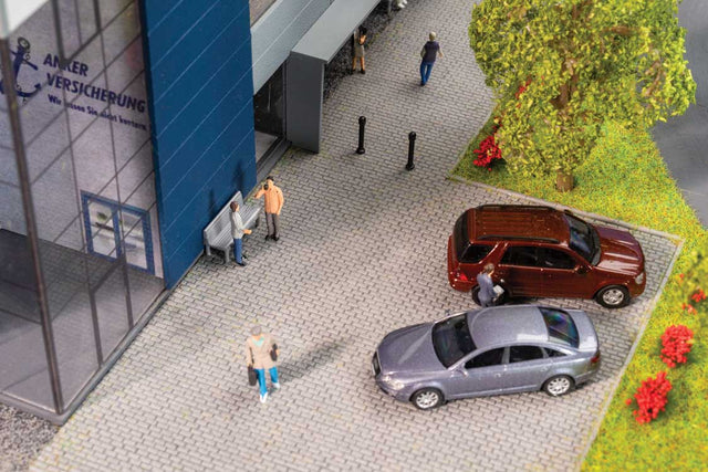 Self-Adhesive Road Surface Sheet -- Cobblestone (light gray)-1
