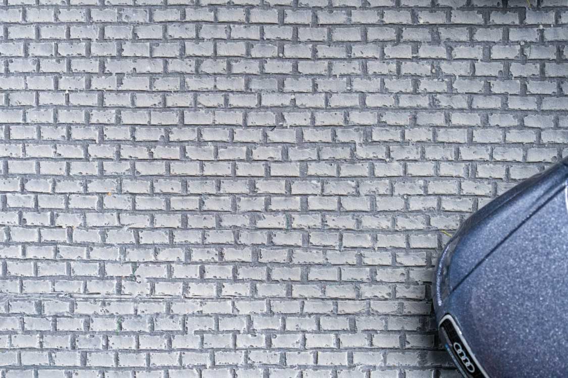 Self-Adhesive Road Surface Sheet -- Cobblestone (light gray)-3