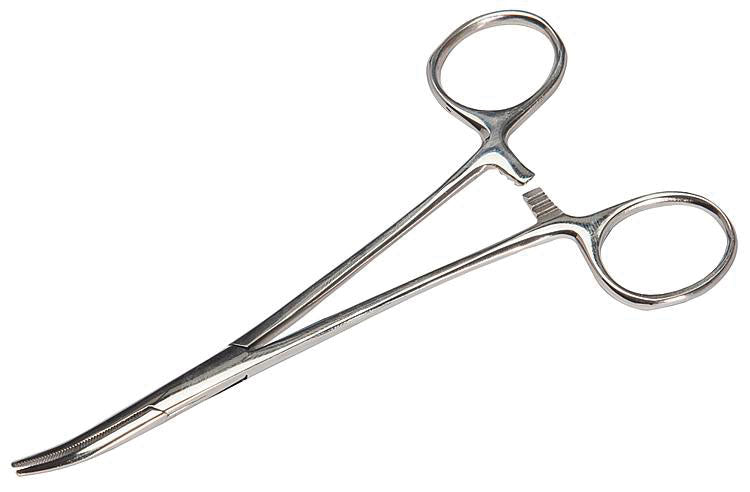 Lockable Forceps/Mosquito Clamp -- Curved End