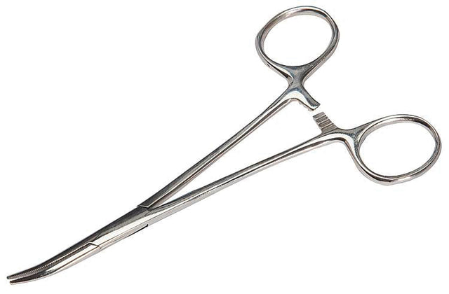 Lockable Forceps/Mosquito Clamp -- Curved End