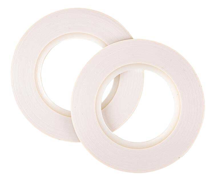 Flexible Adhesive Masking Tape -- Includes 1 Each: 2 and 3mm Wide Tape, 19-11/16 Yard  18m Rolls