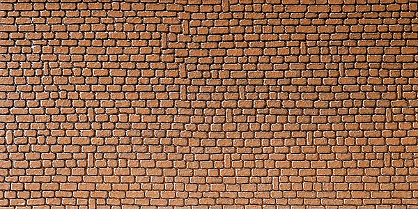 Embossed Panel Building Material Sheet -- Sandstone (red)