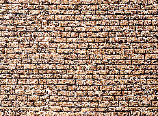 Embossed Panel Building Material Sheet -- Cut Stone (limestone)