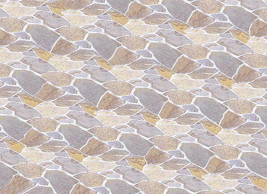 Embossed Panel Building Material Sheet -- Natural Stone