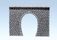 Tunnel Portal Single Track -- Natural Cut Stone Ashlars