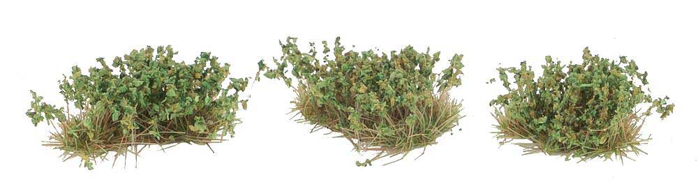 Flower Clusters -- Dark Green-3