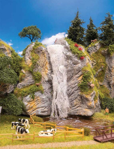 Waterfall Kit -- Includes Rock Casting and Water Material-1