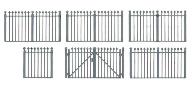 Wrought Iron Fence -- 7-7/8 x 3/4"  20 x 1.9cm-1
