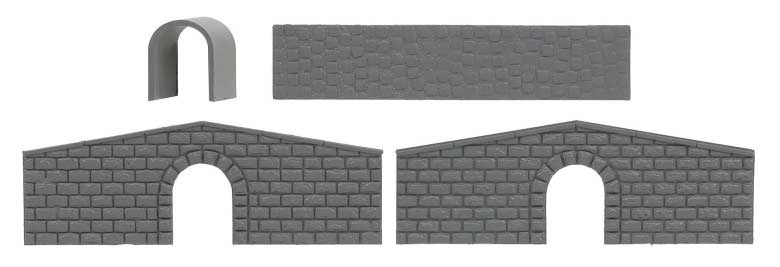 Small Stone Bridge -- Kit - 2-7/8 x 11/16 x 1"  7.2 x 1.8 x 2.5cm-2