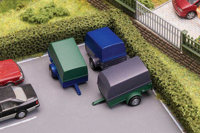 Car Trailers with Covers - Kit -- pkg(3)-1