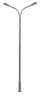 LED Double Streetlight -- Adjustable height up to 3-15/16" 10cm tall pkg(3)-1