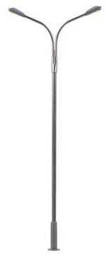 LED Double Streetlight -- Adjustable height up to 3-15/16" 10cm tall pkg(3)-1