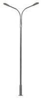 LED Double Streetlight -- Adjustable height up to 3-15/16" 10cm tall pkg(3)-1
