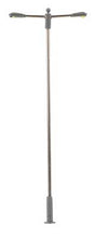 LED Double Streetlight on Mast -- Adjustable height up to 3-11/16" 9.3cm tall pkg(3)-1