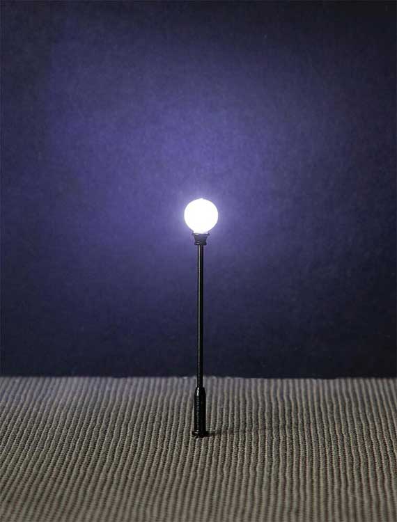 LED Park Light on Mast -- Adjustable height up to 2-7/16" 7.1cm tall pkg(3)-2