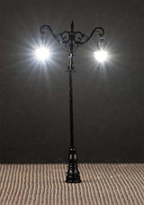 LED Double Suspended Ball Lamp Park Light on Mast -- Adjustable height up to 2-15/16" 7.5cm tall pkg(3)-2
