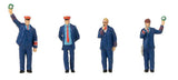 Railway Workers with Signal Horn with Sound Module and Speaker -- pkg(4)-2
