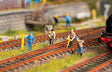 Railway Station Personnel with Conductor Whistle with Sound Module and Speaker -- pkg(4)-1