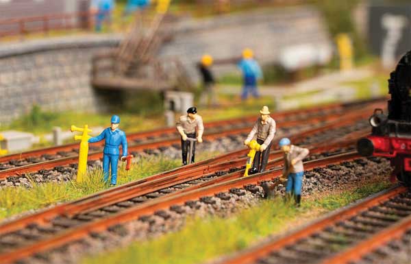 Railway Station Personnel with Conductor Whistle with Sound Module and Speaker -- pkg(4)-1