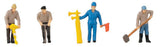 Railway Station Personnel with Conductor Whistle with Sound Module and Speaker -- pkg(4)-2