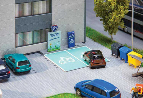 Electric Vehicle Charging Station - Kit -- 2 Parking Spaces and 2 Chargers-1