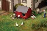 Laser-Cut Kit -- Hen House - 1-5/16 x 1-3/16 x 7/8"  3.4 x 3 x 2.3cm-1
