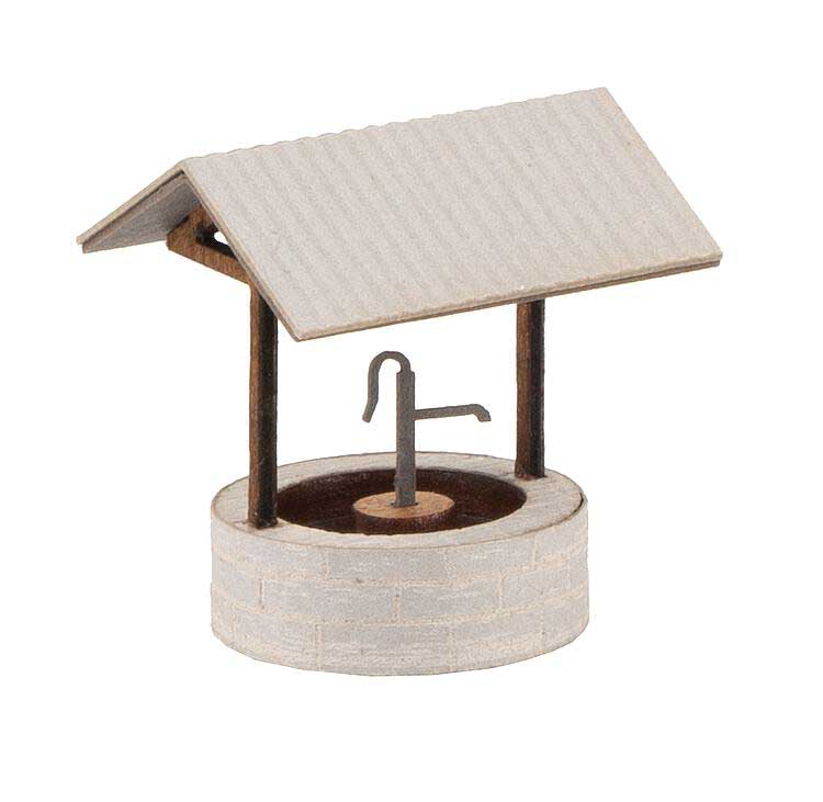 Decorative Fountain -- Laser-Cut Kit - 7/8 x 13/16 x 15/16"  2.3 x 2.1 x 2.4cm-2