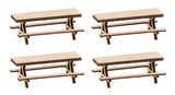 Laser-Cut Kit -- Picnic Benches pkg(4)-2