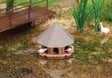 Duck House -- Laser-Cut Card Kit - 7/8 x 7/8 x 11/16"  2.3 x 2.3 x 1.7cm