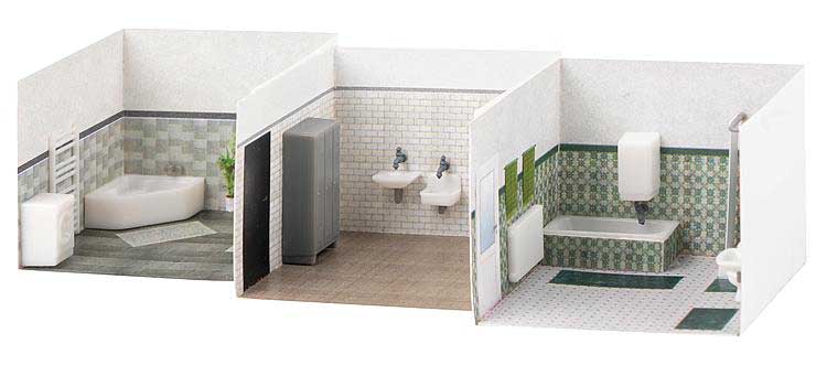 Inside Bathroom Facilities -- Kit - 3 Different Groups-3