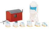 Plaster Silo and Construction Trailer -- Kit-2