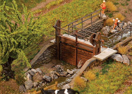 Hand-Crank Stream Dam -- Kit pkg(2)