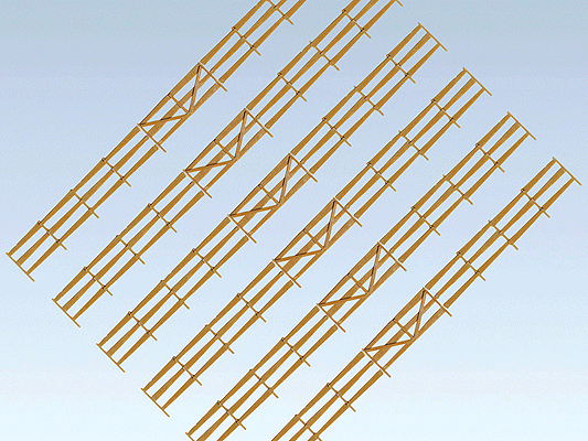 Bonanza Fence -- Kit - 53-1/8"  135cm Total Length