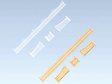 Garden Fence with Gate -- 55-1/8"  140cm Total Length