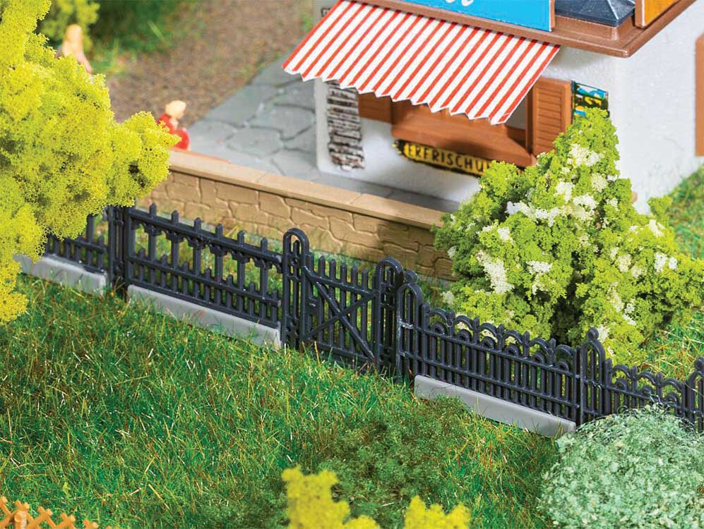 Wrought-Iron Fence w/Pillars -- 5 Different Styles-3