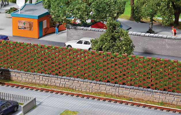 Planter Box Noise Barrier Wall -- Kit - 1-1/16 x 1/8 x 1-5/8"  27 x .4 x 4.2cm
