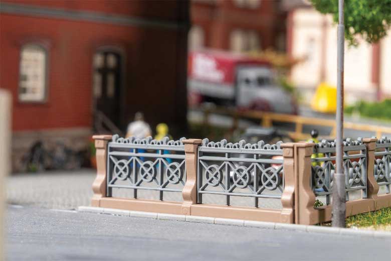 Villa Fence -- Kit - 76-1/4"  193.6cm Total (gray)-1