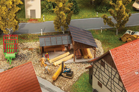Timber Storage Sheds -- Kit - 3-15/16 x 2-3/4 x 2-1/16"  10 x 7 x 5.3cm