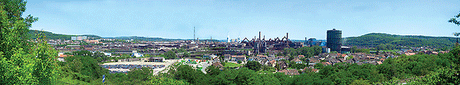 Background Scene - 105 x 15-3/4"  270 x 40cm -- Industrial Area