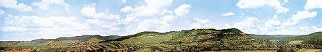 Lowenstein Background Scene -- 9'8" x 17-3/4"  290 x 45cm