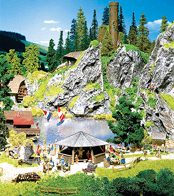 Miniature Scene -- Barbecue Site
