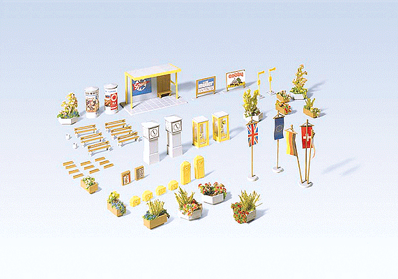 Town Accessories -- European Union, Germany, Switzerland, United Kingdom