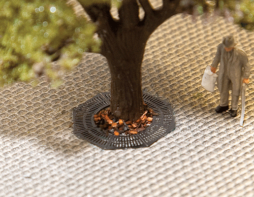 Town Decoration Elements IV -- Tree Water Protection Grid pkg(3)