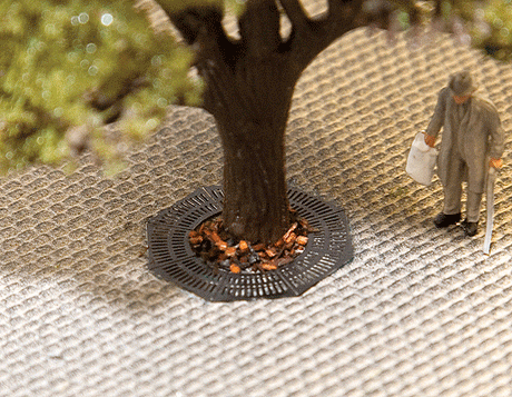 Town Decoration Elements IV -- Tree Water Protection Grid pkg(3)