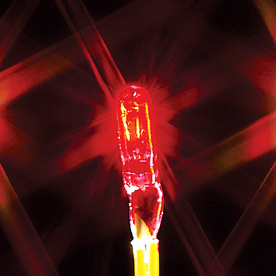 12-16V Grain Of Wheat Bulb -- Red