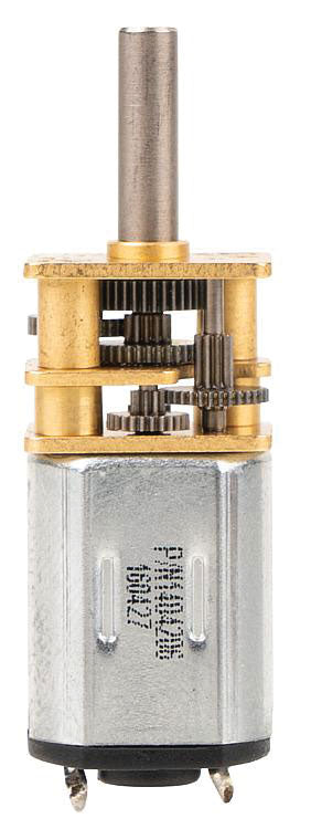 Geared Motor with "D" Shaft -- 90rpm at 5V Max (Shaft matches 272-180629)