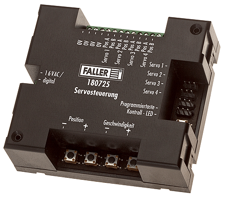 Servo Control for 4 Servos -- 16V AC, Analog or Digital/DCC Control